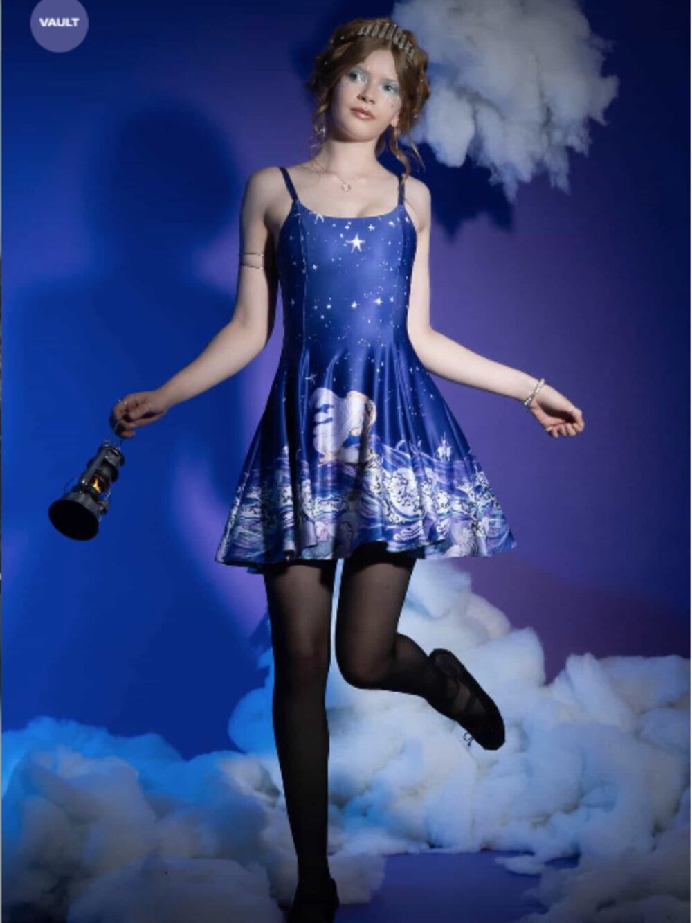 Blackmilk Sea Creatures Scoop Mini Strappy Dress NWT